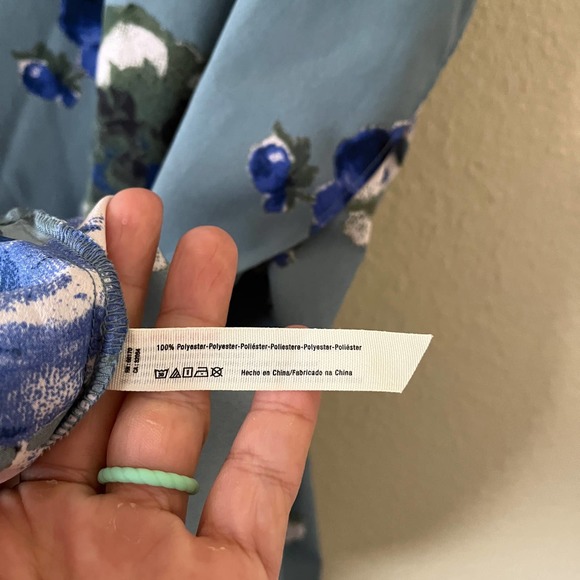 free people intimately cascades floral chiffon dress - Picture 7 of 8